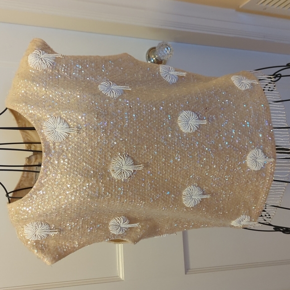 Vintage beaded top - Picture 1 of 8